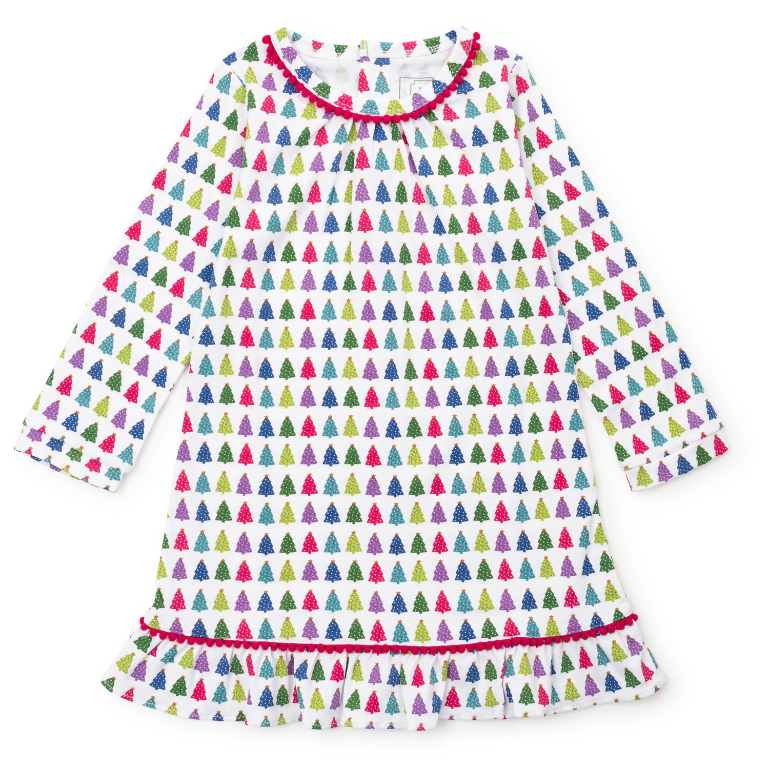 Carlin Girls' Dress Christmas Tree Bright