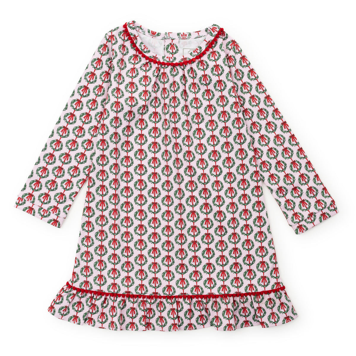 Carlin Girls' Dress Pink Wreaths