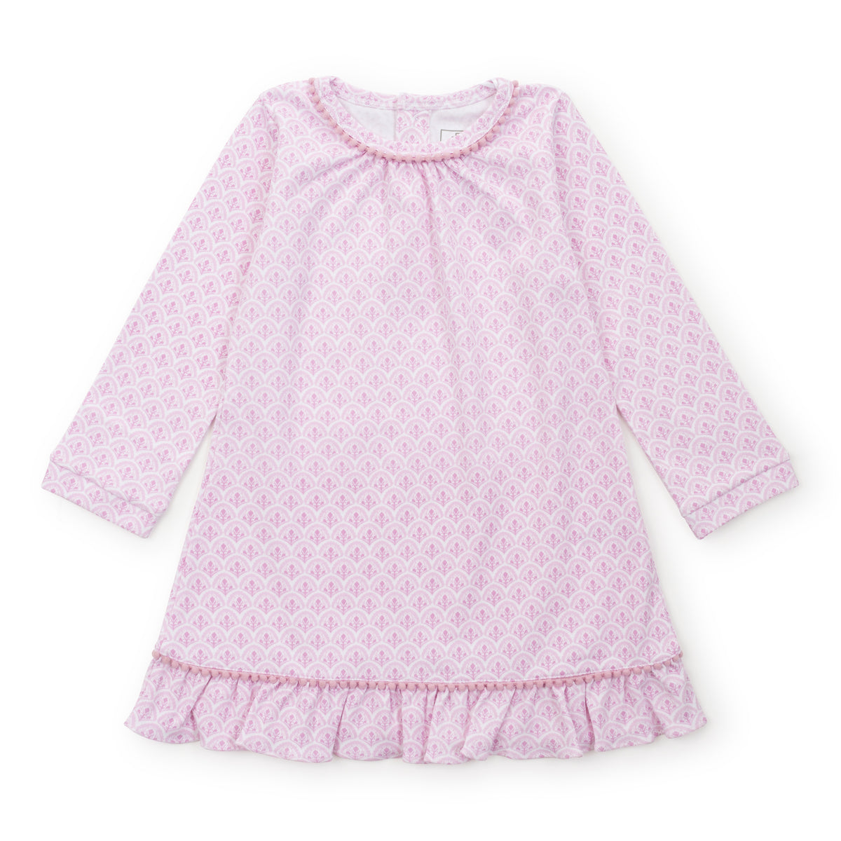 Everyday Carlin Girls' Dress Scalloped in Pink Kidswear