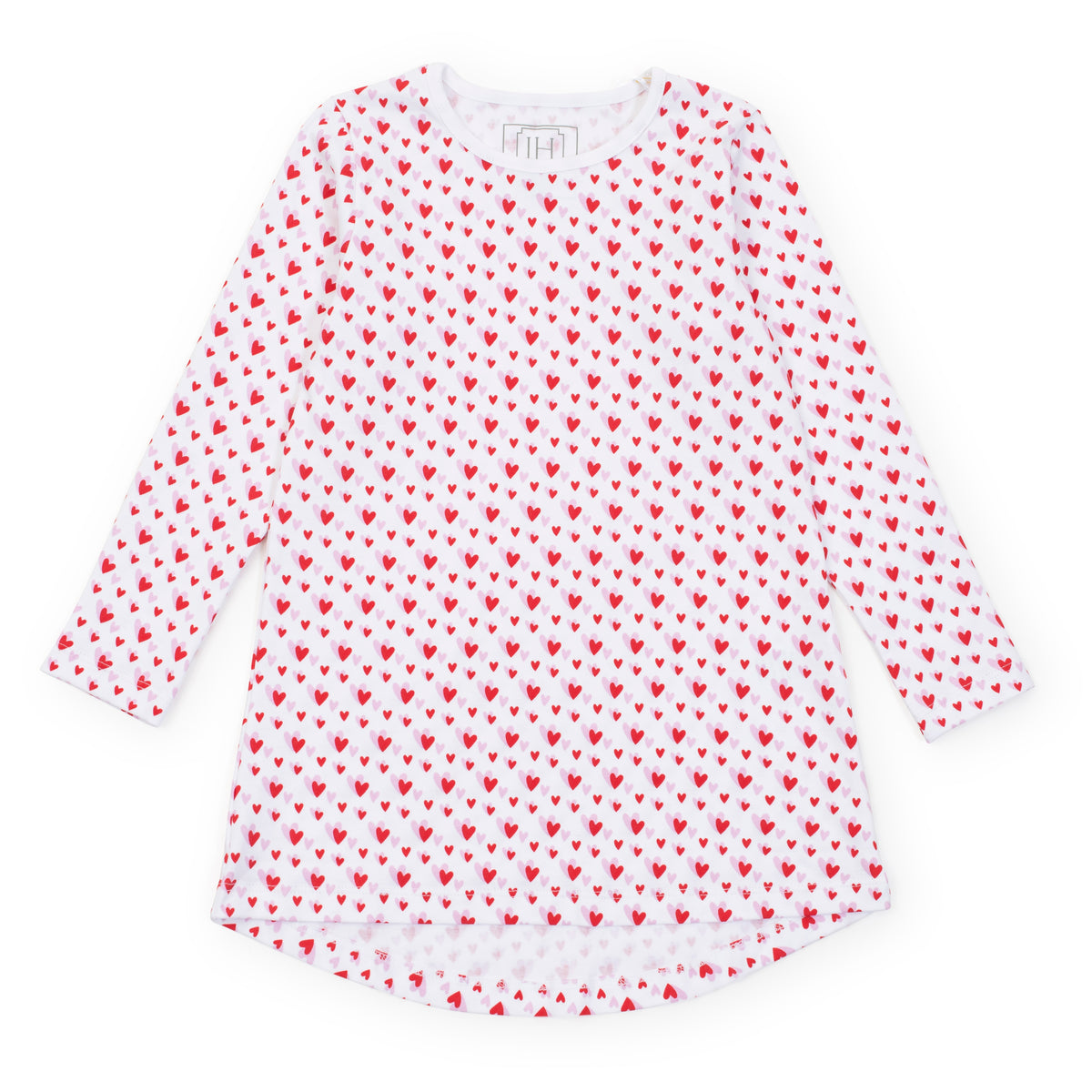 Everyday Berkeley Girls' Shirt Dress Heart to Heart Pink Kidswear