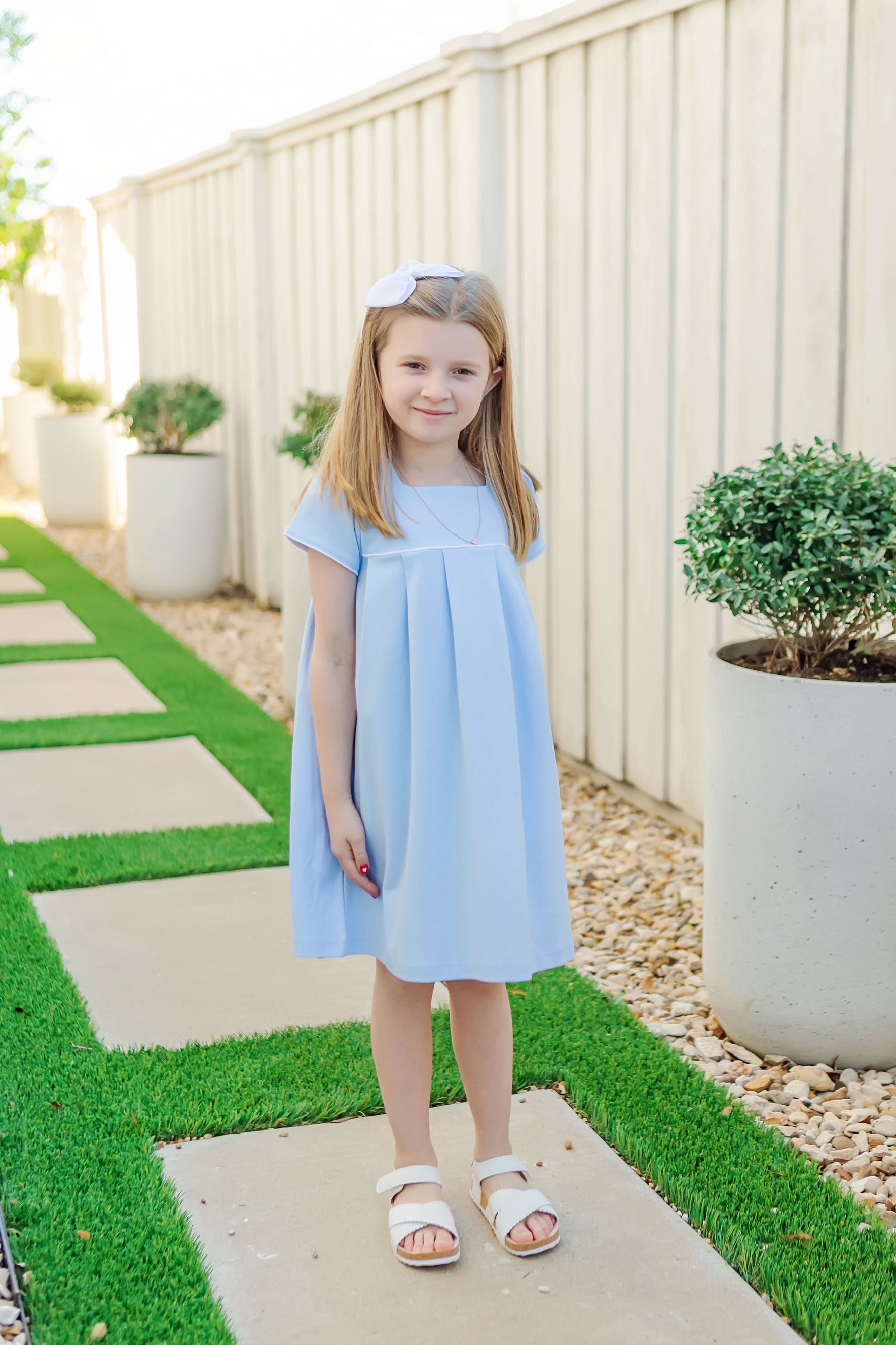 Lizzy Girls' Dress Light Blue dress for girls premium quality