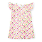 Everyday Marlowe Girls' Pima Cotton Dress - Tropical Fruit Kidswear