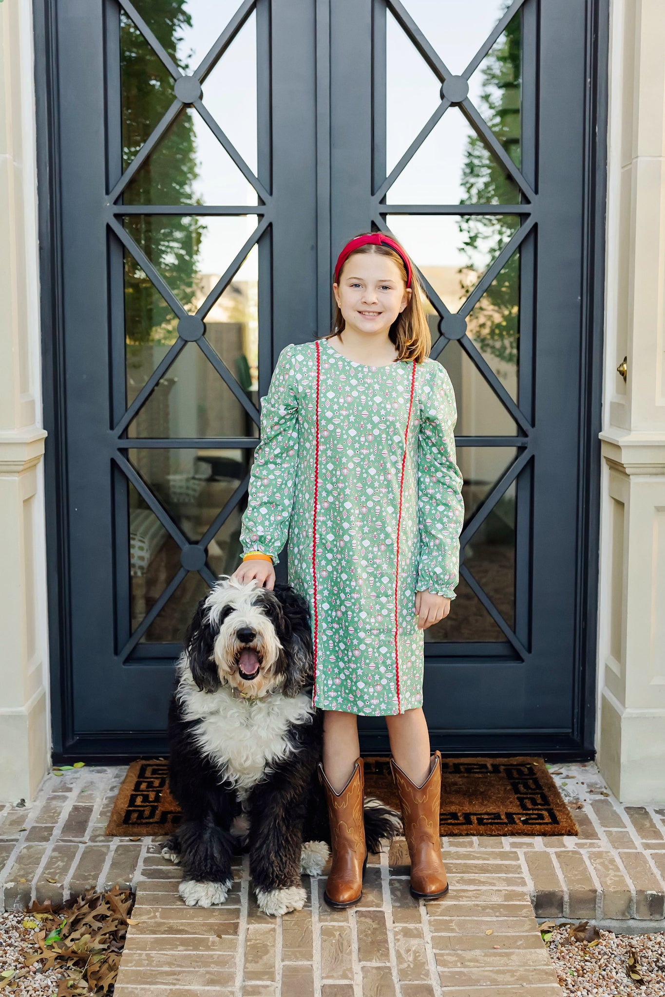 Buy Reese Ric Rac Girls' Dress Retro Ornaments kids clothing online