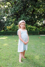 Betsy Girls' Woven Dress - Sandcastles Blue outfit perfect for everyday wear