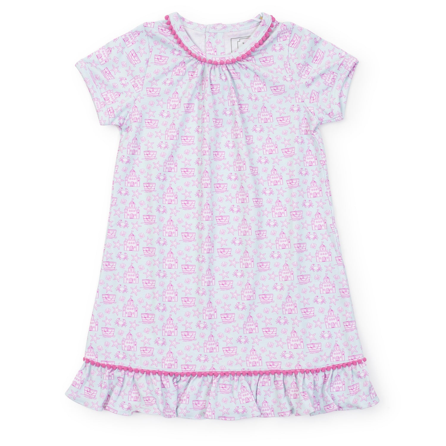 Camden Girls' Dress Sandcastles Pink