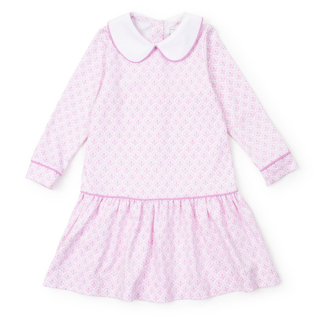 Everyday Lillian Girls' Dress Scalloped in Pink Kidswear