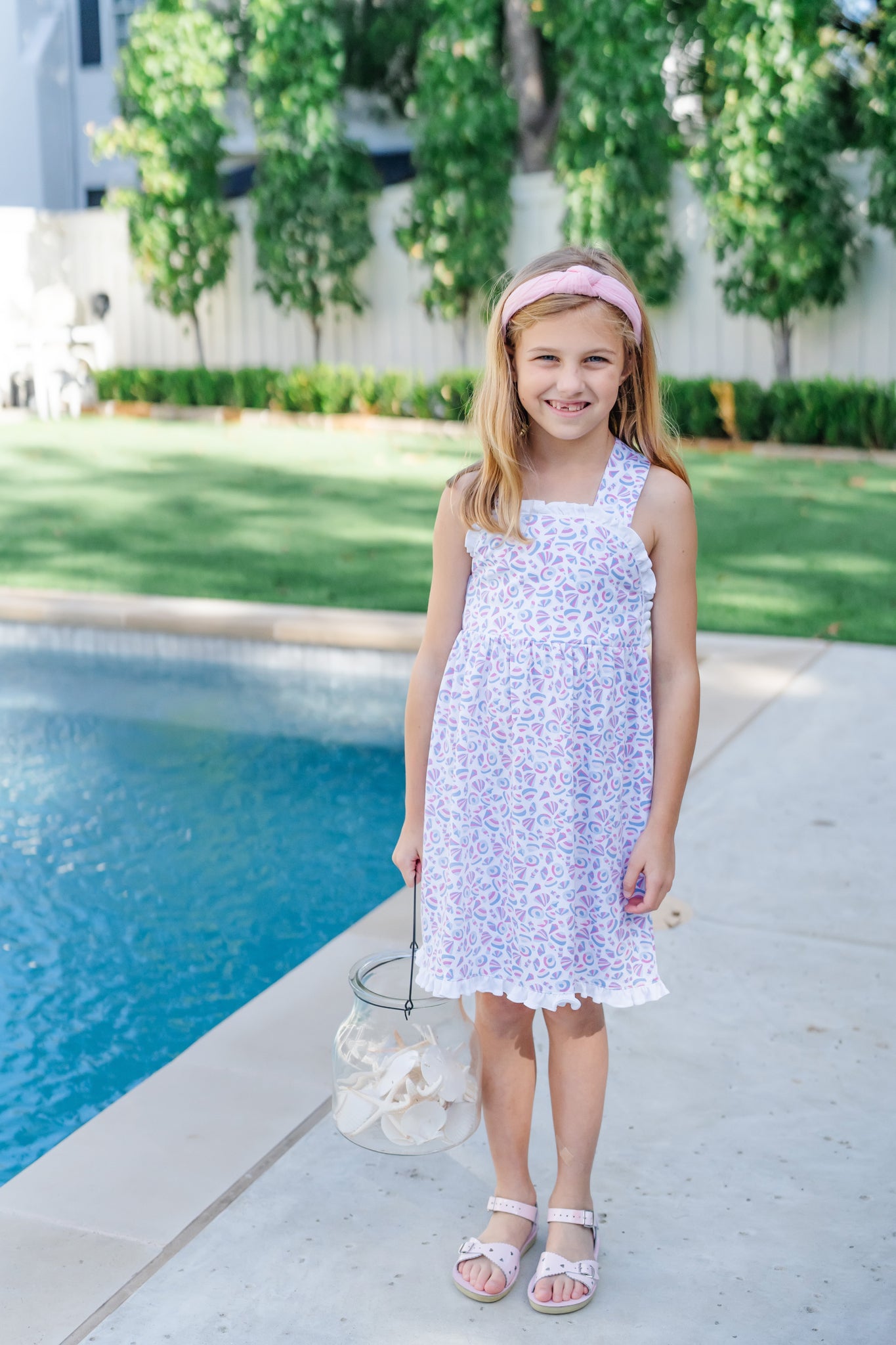 Buy Eden Girls' Dress - Seashells on the Seashore kids clothing online