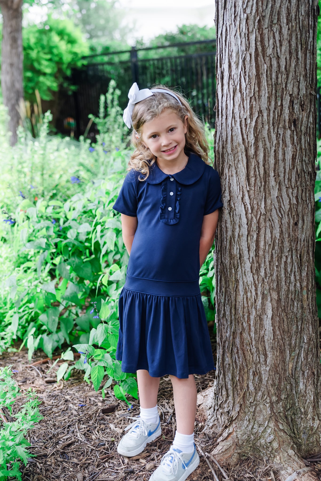 Sydney Girls' Dress Navy dress for girls premium quality