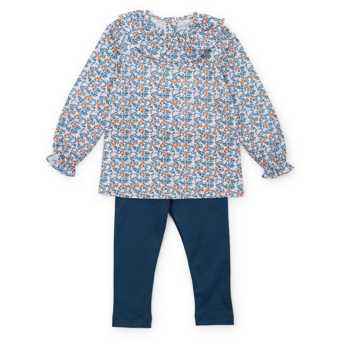 Everyday Emma Set Girls' Legging Set - Autumn Blooms Kidswear