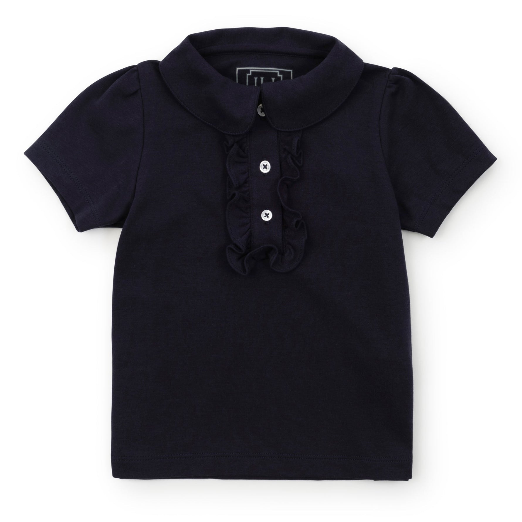Uniform Jane Girls' Short Sleeve Polo Shirt Navy outfit perfect for everyday wear