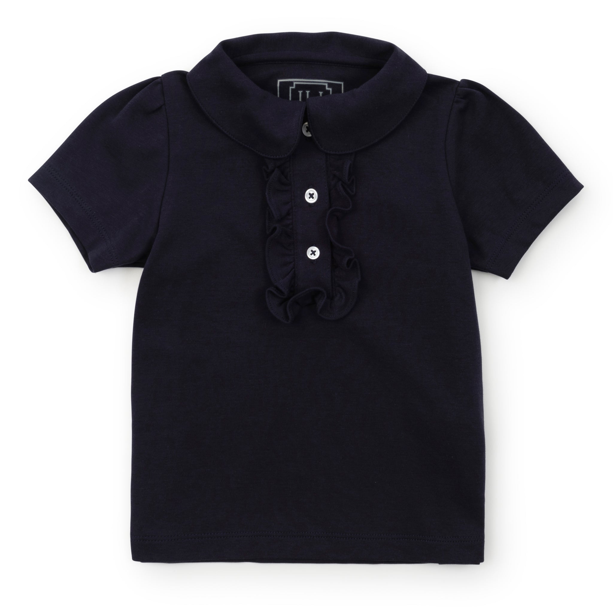 Uniform Jane Girls' Short Sleeve Polo Shirt - Navy