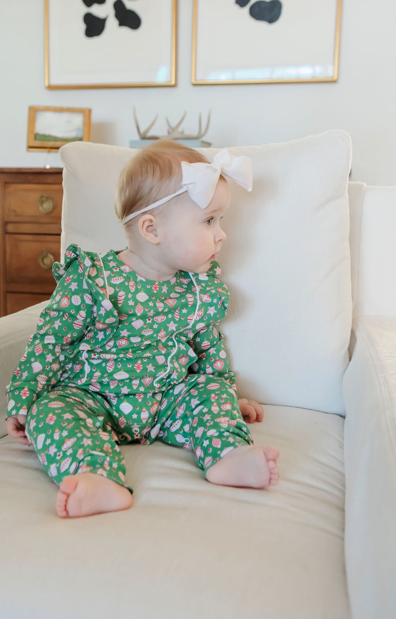 Buy Evelyn Girls' Romper Retro Ornaments kids clothing online