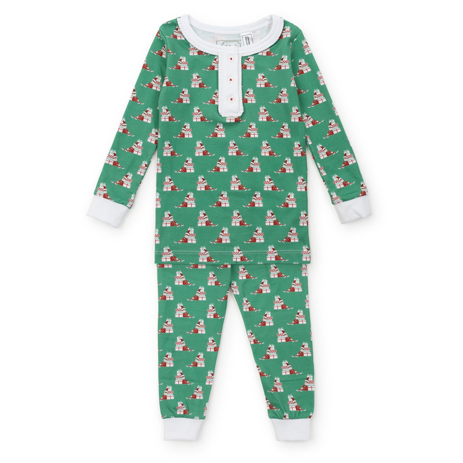 Alden Girls' Pajama Pant Set - Santa's Helper