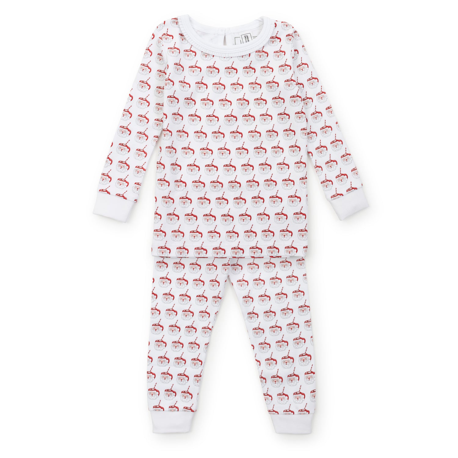 Ava Girls' Pajama Pant Set - Hot Cocoa Santa