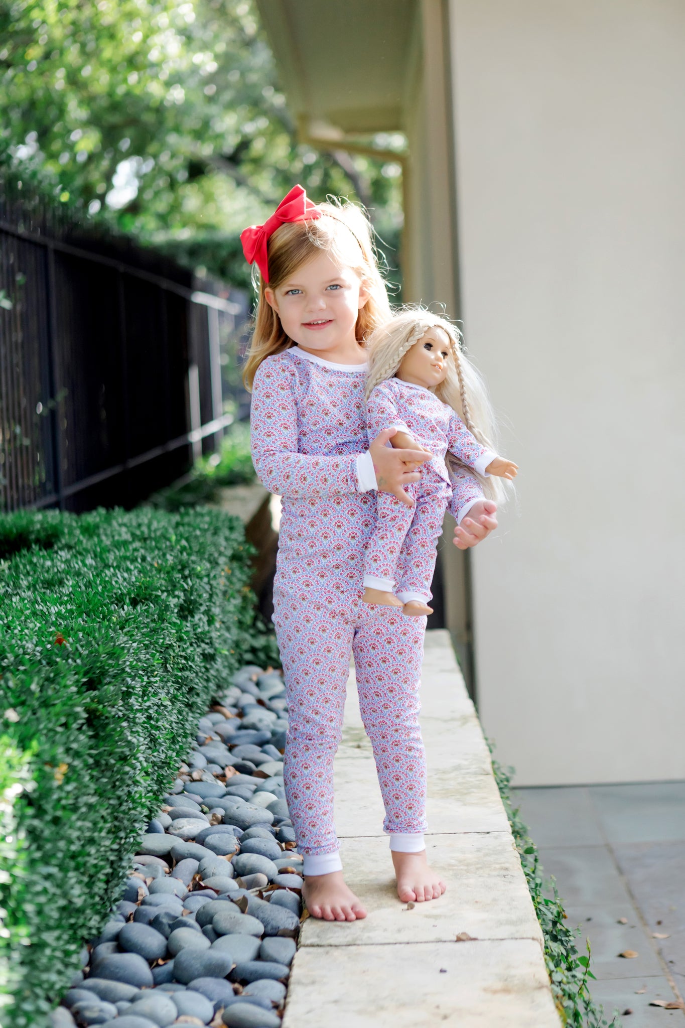 Buy Ava Doll Pajama Set - Bunting Floral kids clothing online