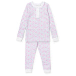 Everyday Alden Girls' Pajama Pant Set - Sandcastles Pink Kidswear