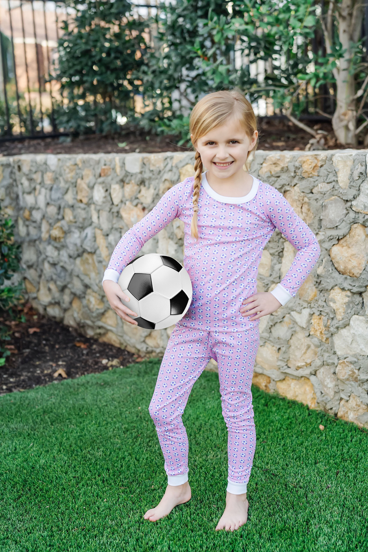Ava Girls' Pajama Pant Set - Soccer Girl outfit perfect for everyday wear