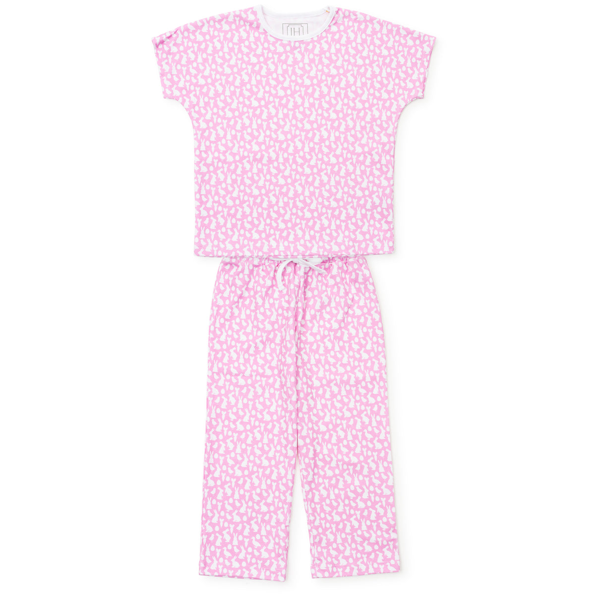 Everyday Merrick Girls' Pant Set Easter Time Pink Kidswear