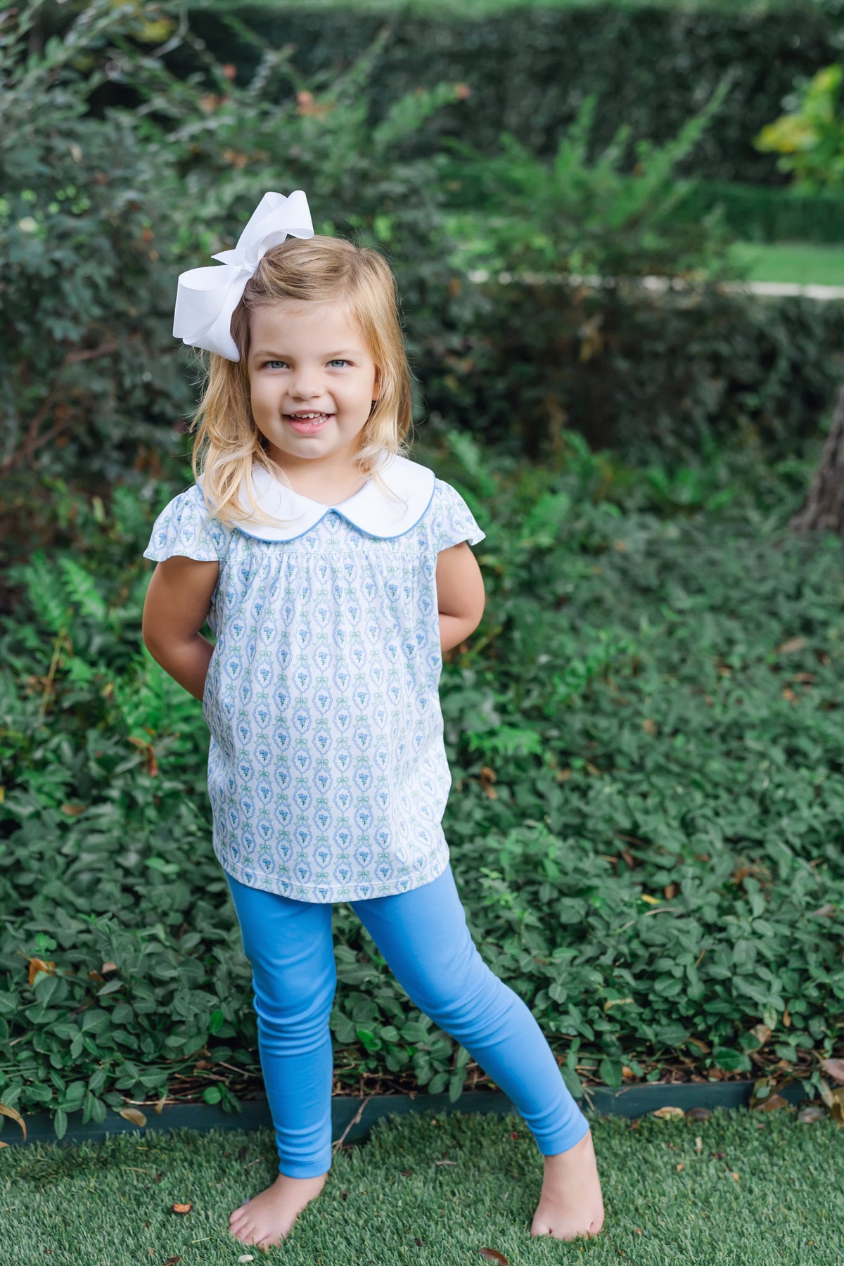 Minden Girls' Legging Set - Hampton Blooms soft cotton kids fashion wear