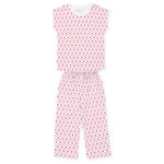 Everyday Merrick Girls' Pant Set Heart to Heart Pink Kidswear