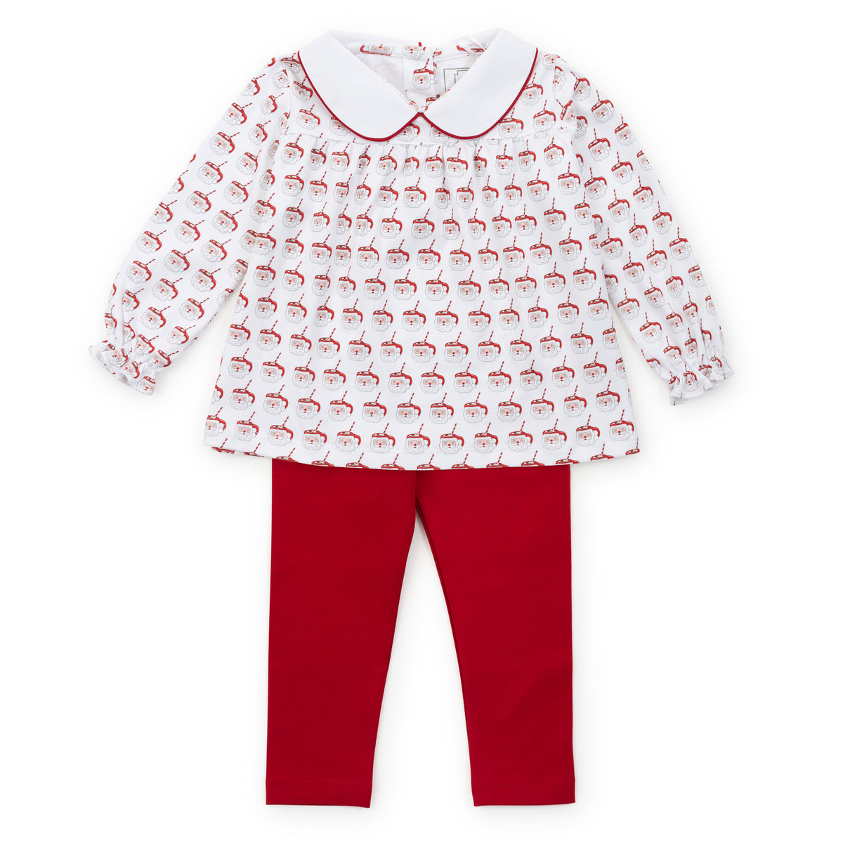 Everyday Morgan Set Girls' Legging Set Hot Cocoa Santa Kidswear