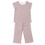 Everyday Merrick Girls' Pant Set - Pink Wreaths Kidswear