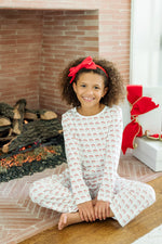 Millie Girls' Pant Set Hot Cocoa Santa outfit perfect for everyday wear