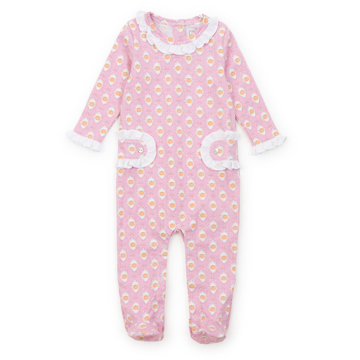 Everyday Lucy Girls' Romper Pretty Pumpkins Kidswear