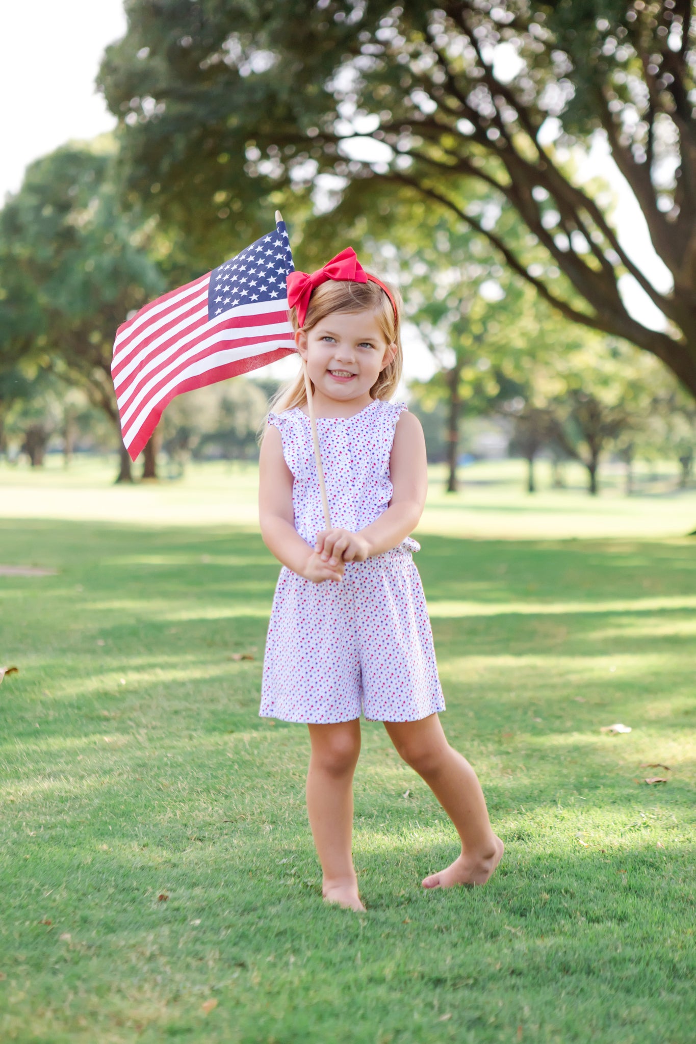 Buy Lola Girls' Romper - Star Spangled kids clothing online