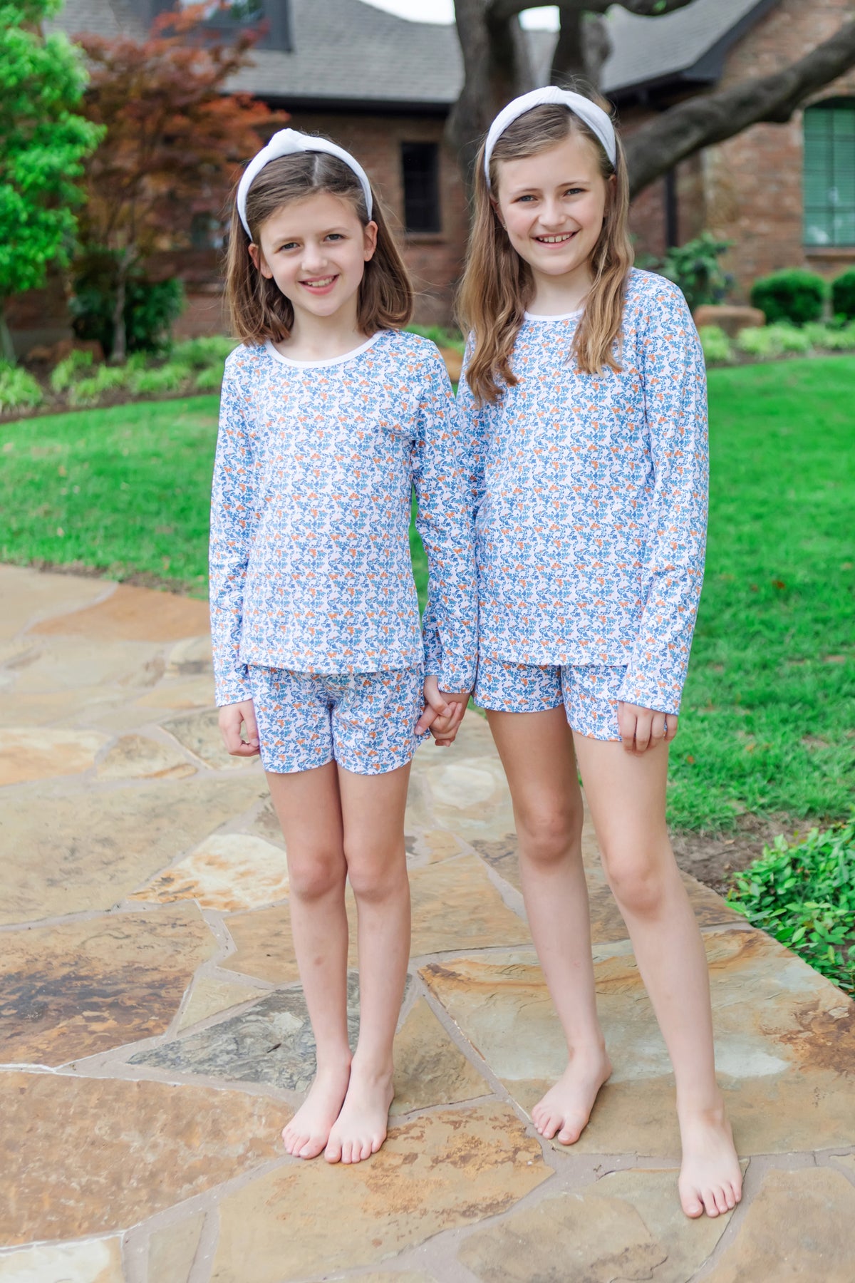 Sophie Girls' Short Set - Autumn Blooms outfit perfect for everyday wear
