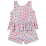 Everyday Poppy Girls' Short Set - Bunting Floral Kidswear