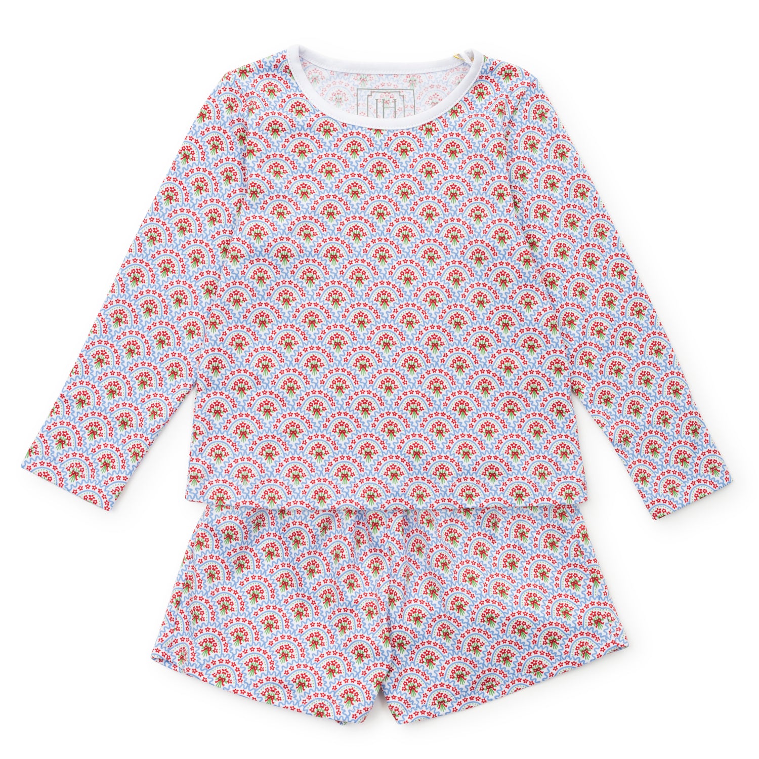 Sophie Girls' Short Set Bunting Floral
