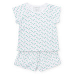 Everyday Emery Girls' Short Set - Palm Tree Isle Pink Kidswear