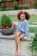 Stella Girls' Sweatshirt Short Set - Royal Safari outfit perfect for everyday wear