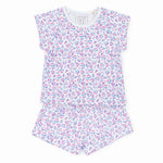 Everyday Emery Girls' Short Set - Seashells on the Seashore Kidswear