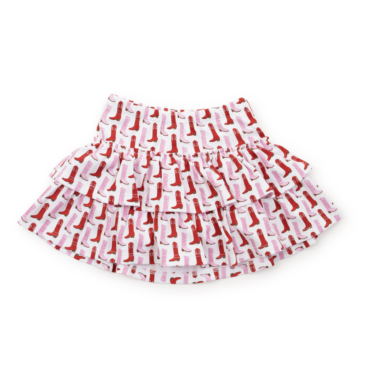 Everyday Maggie Girls' Tiered Skirt City Boots Kidswear