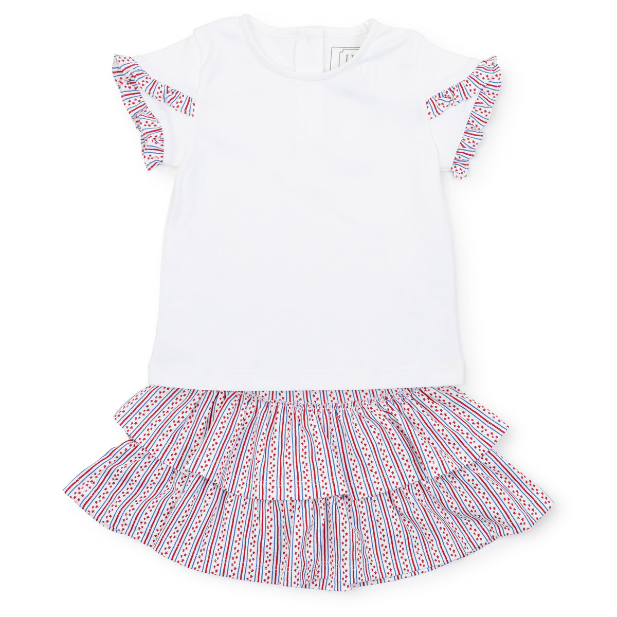 Everyday Winnie Girls' Skirt Set - Stars and Stripes Kidswear