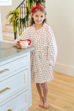 Gwen Girls' Spa Wrap Hot Cocoa Santa outfit perfect for everyday wear