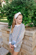 Stella Girls' Sweatshirt Short Set Arboretum Floral outfit perfect for everyday wear
