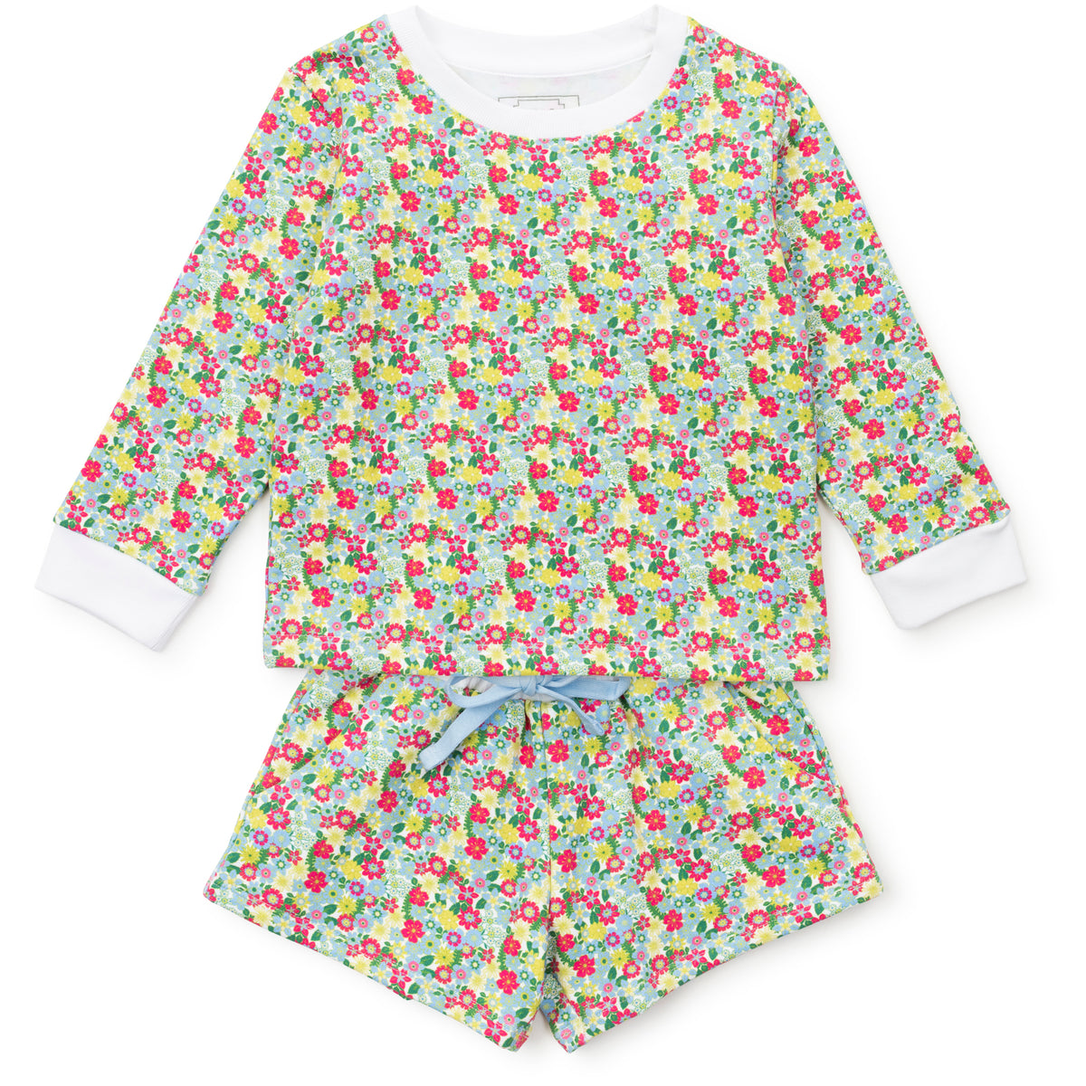 Everyday Stella Girls' Sweatshirt Short Set Arboretum Floral Kidswear