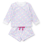 Everyday Stella Girls' Sweatshirt Short Set Preppy Smiles Kidswear
