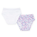 Everyday Lauren Girls' Underwear Set Seashells on the Seashore/White Kidswear