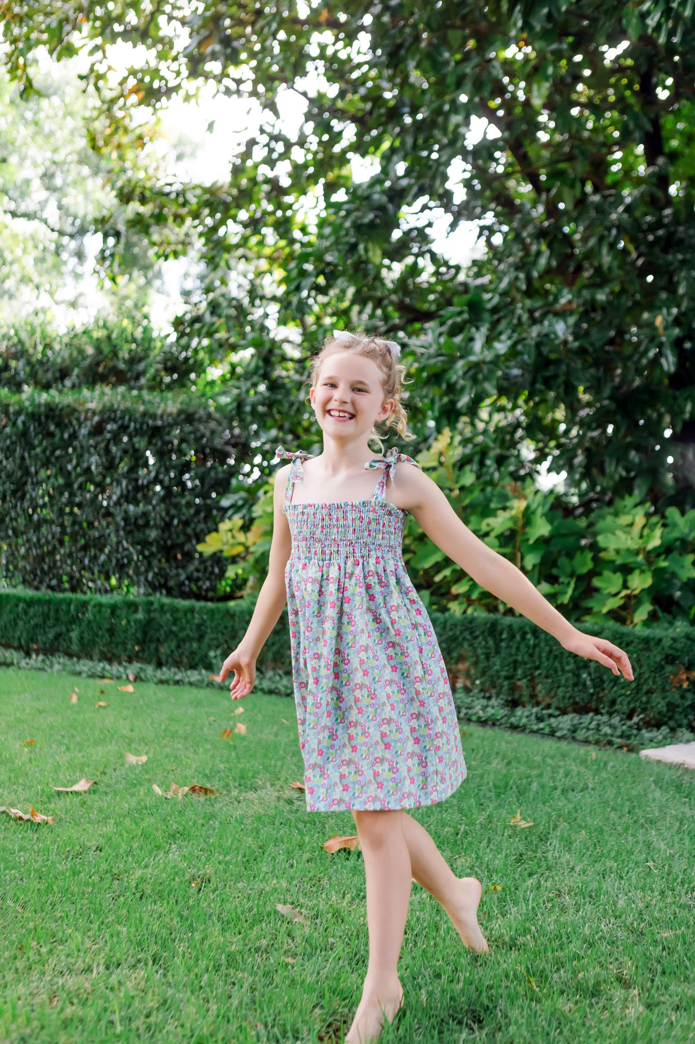 Betsy Girls' Woven Dress - Arboretum Floral