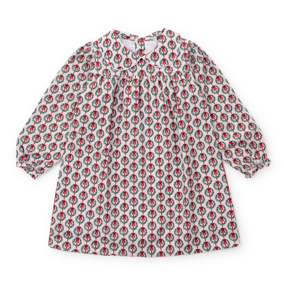 Everyday Grace Girls' Woven Dress - Pink Wreaths Kidswear
