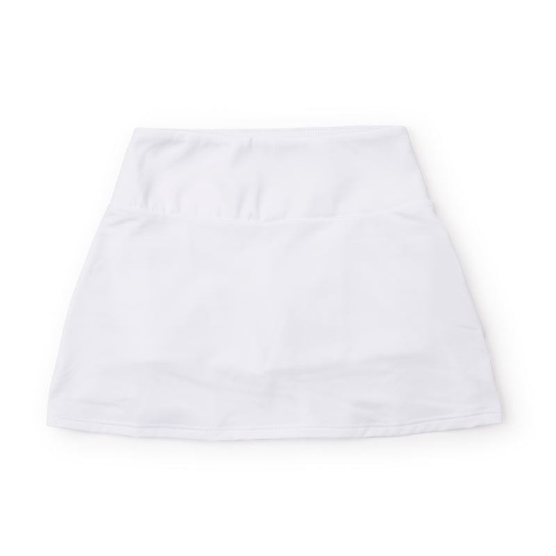 Margot Girls' Tiered Skirt by LH Sport - White