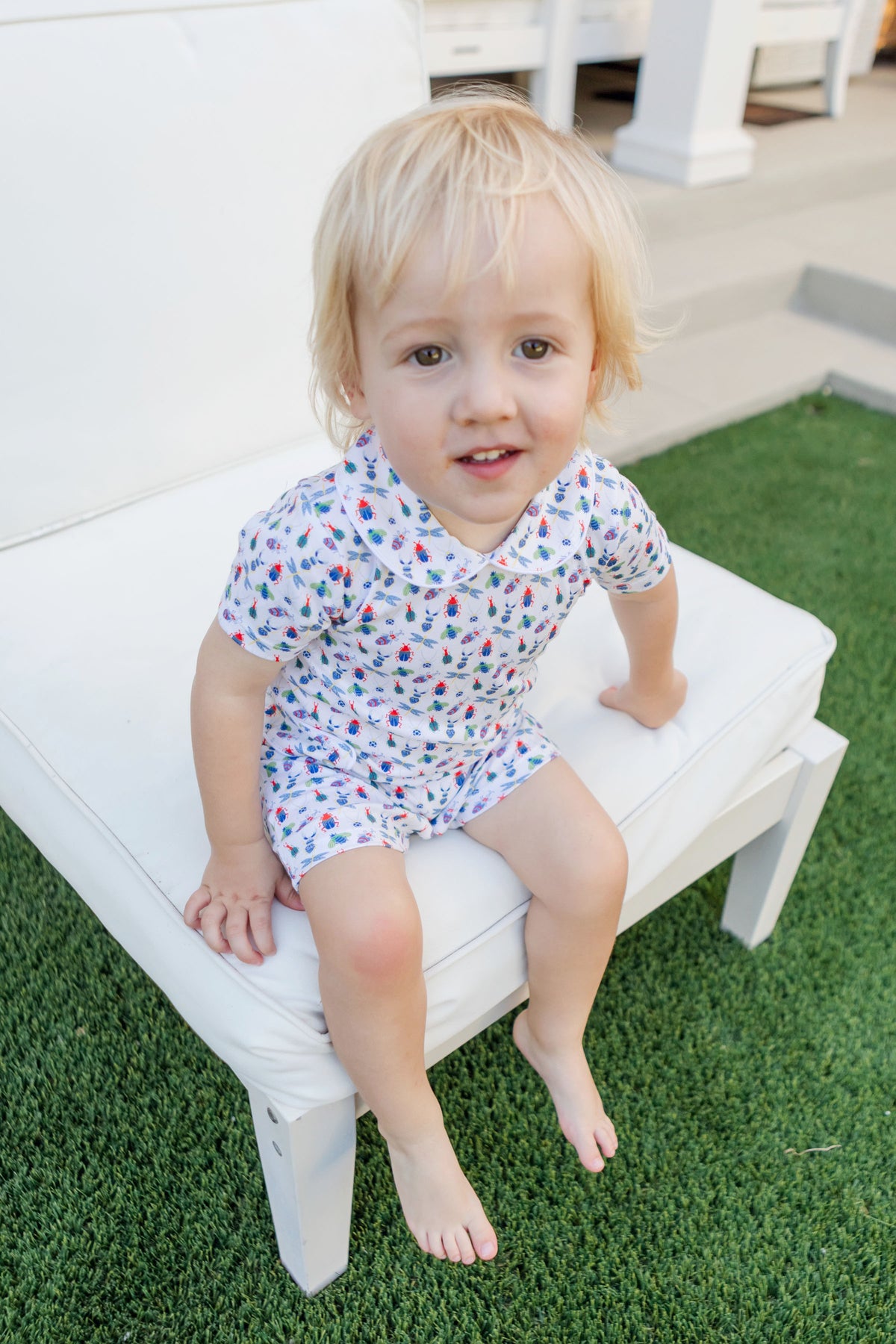 Henry Boys' Shortall - Busy Bugs soft cotton kids fashion wear