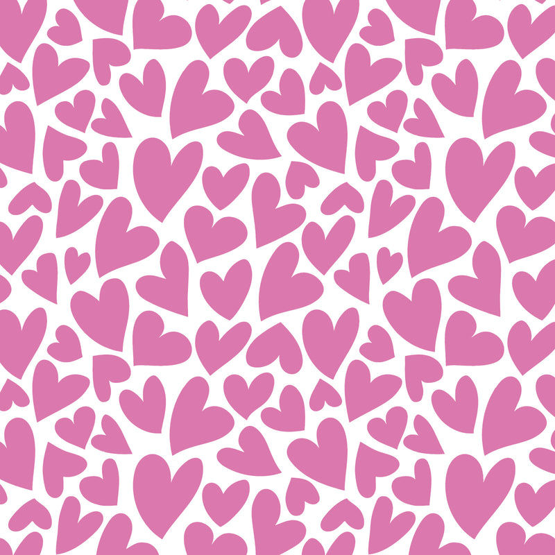 SALE Ava Girls' Pima Cotton Pajama Pant Set - I Heart You Pink
