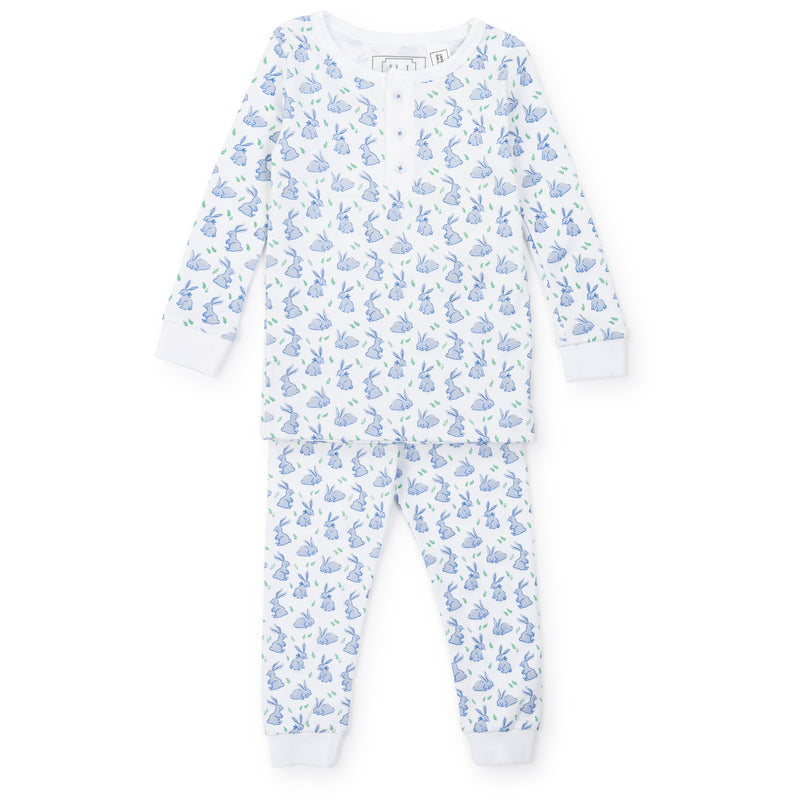 SALE Jack Boys' Pima Cotton Pajama Pant Set - Bunny Hop Blue