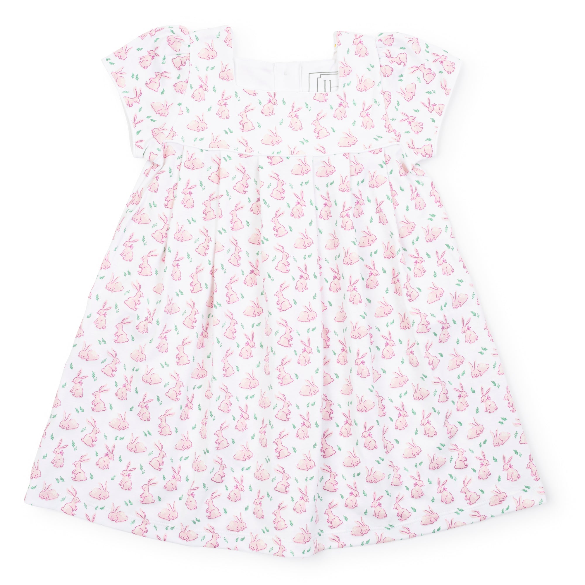 Lizzy Girls' Pima Cotton Dress - Bunny Hop Pink
