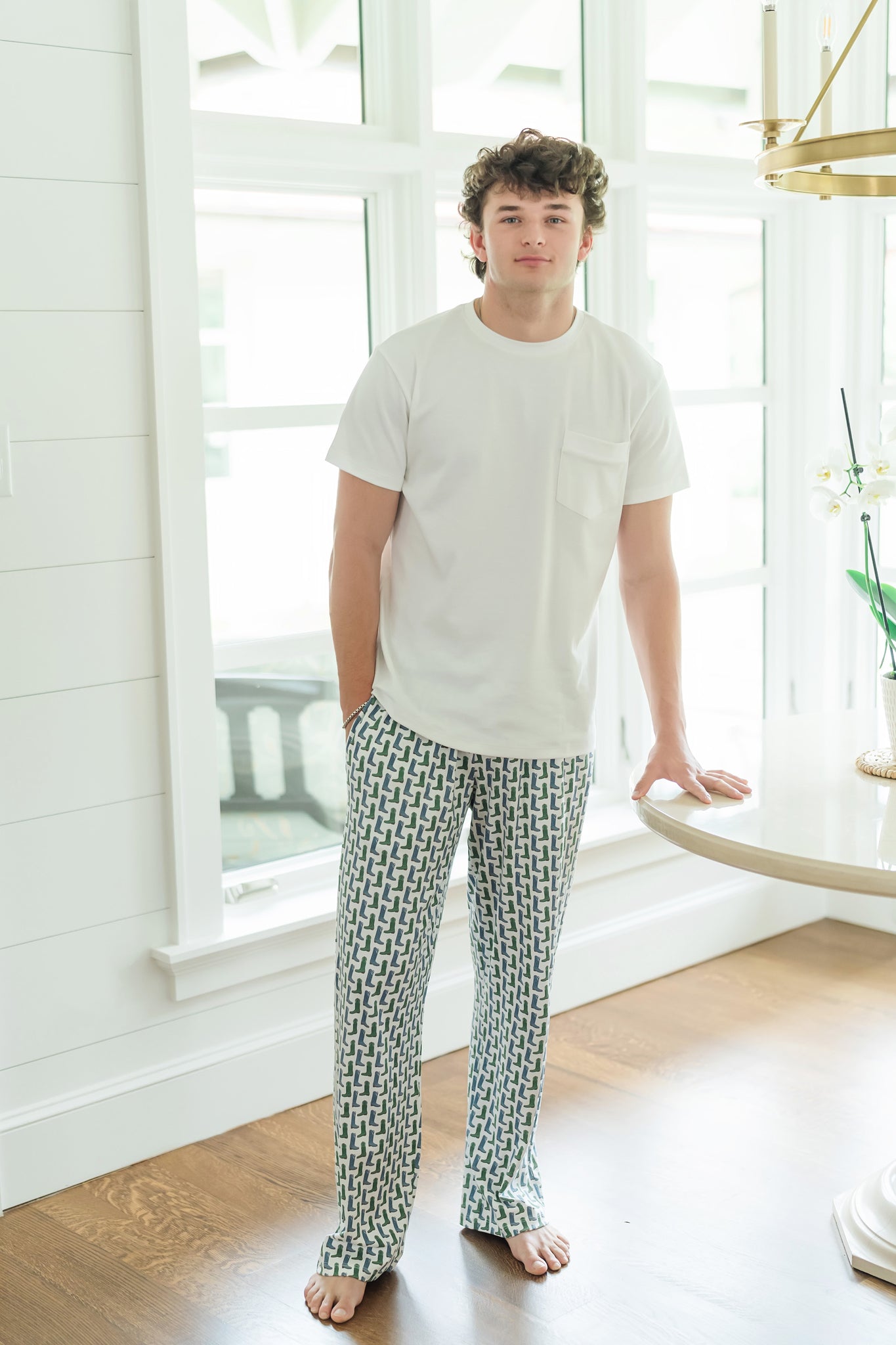 Buy Brent Men's Hangout Pant - Cowboy Boots kids clothing online
